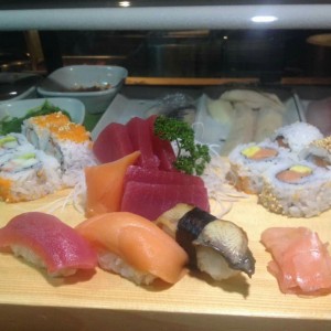 Sushi Sashimi Moriawase, excelente 
