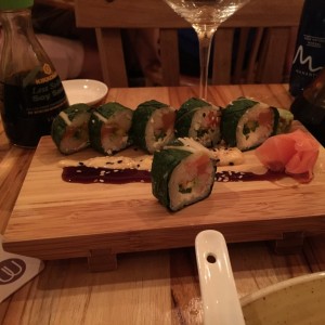 sushi en hija de acelga